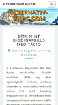 Mobile Screenshot of alternativ-vilag.com